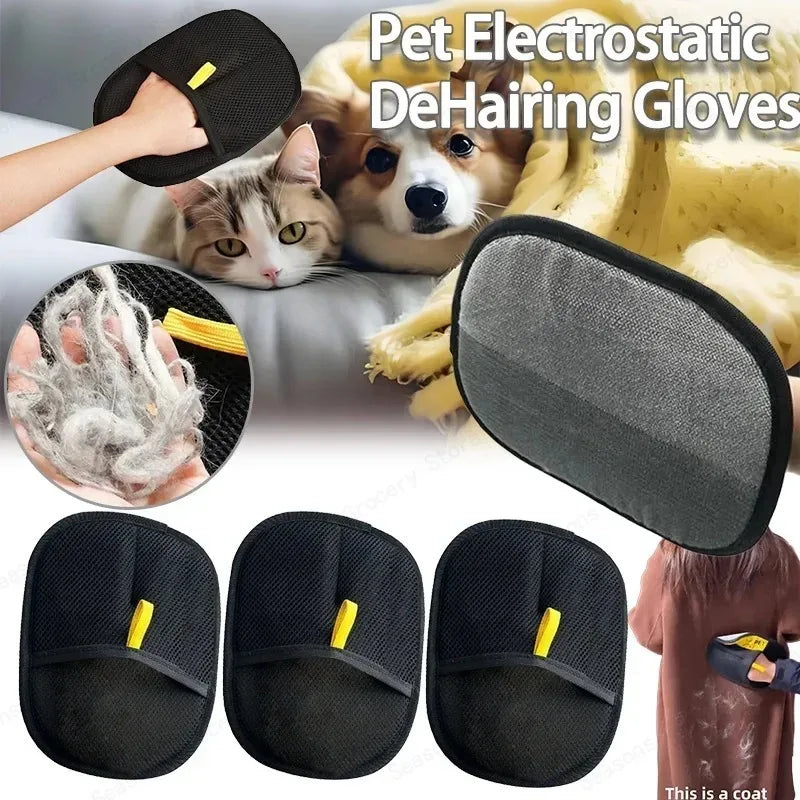 Pet Hair Depilation Gloves Gentle Brushing Tools