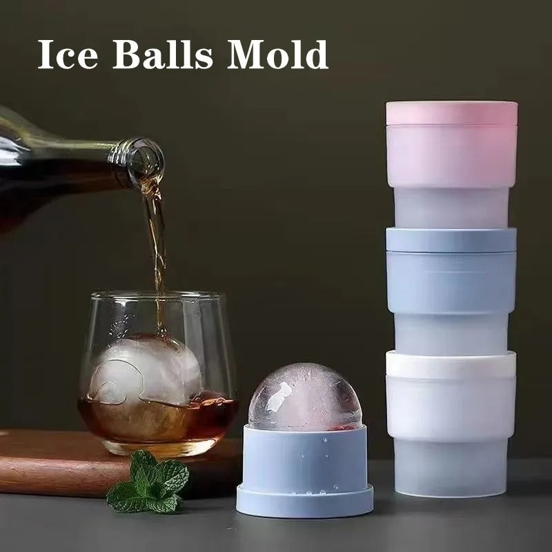 Food Grade Stackable Slow Melting DIY Ice Ball For Cocktail Whiskey