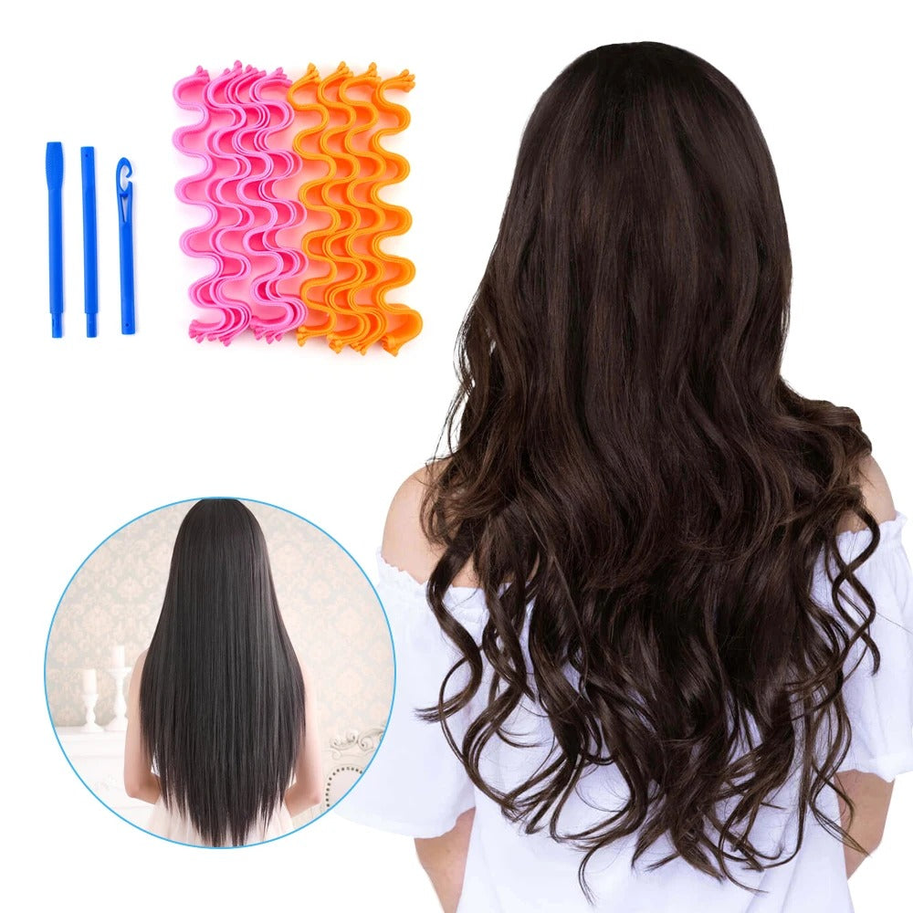 Heatless Hair Curling Rod Roller Sticks 30 PCS