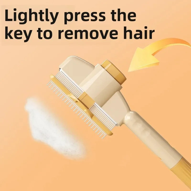 Self-cleaning Pet Flea Comb Grooming Brush