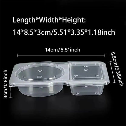 Condiment Container with Lid 20 PCS