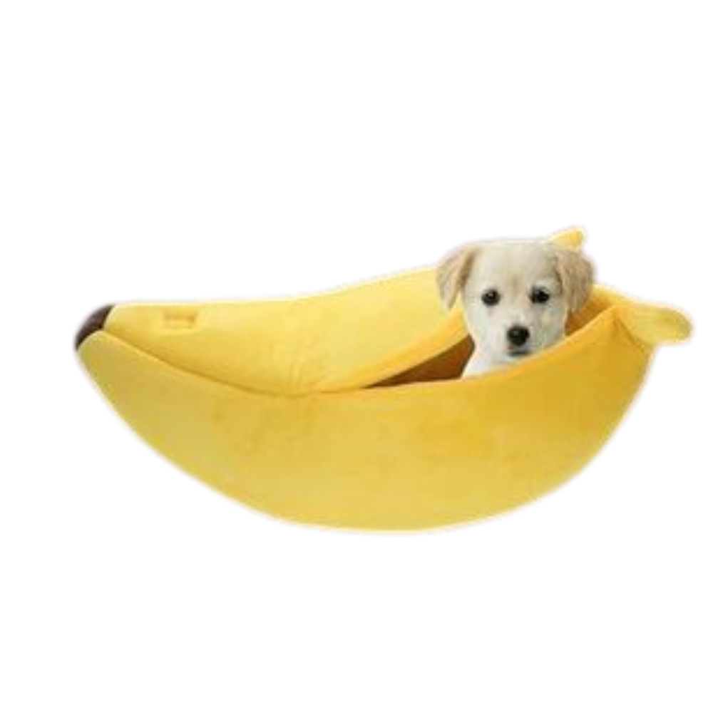 Funny Banana Dog/Cat Bed House